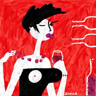 Логотип @vinotur_anna - ВИНО и МУЗА