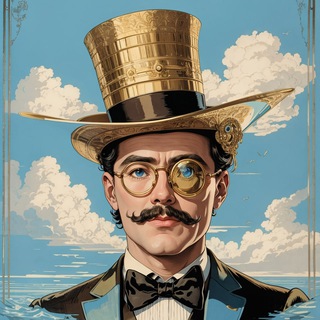 Логотип @vintage_yc - Винтажный Ус | Искусство Плаката