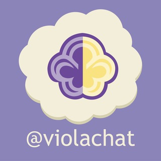 Логотип @violachat - Viola English chat