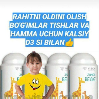 Логотип @vision_bilan_soglom_xayot_sari - СОГЛОМ ХАЁТ САРИ VISION БИЛАН