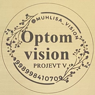 Логотип @vision_tvv - 😍OPTOM VISION😍