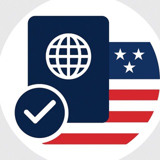 Логотип @vizavusa_chat - Виза в Америку - USA Visa Chat