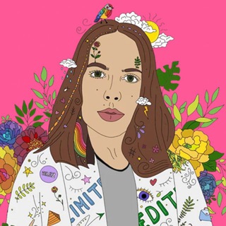Логотип @viziginaistyping - БОЛЬНО КРЕАТИВНО
