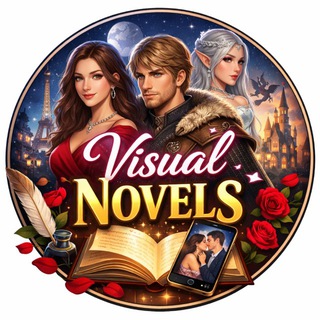 Логотип @vizualnovels - Визуальные новеллы