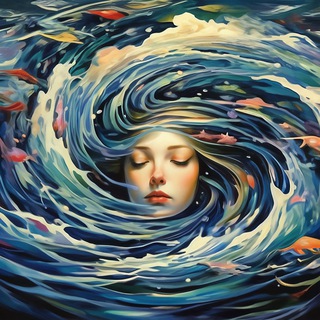 Логотип @vodorod18 - Водоворот Мыслей