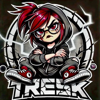 Логотип @voguenahaha - TRESK