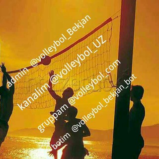 Логотип @volleybol_com - Волейбол Бекжан Uyda Qoling🏐
