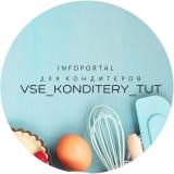 Логотип @vse_kond_telega - VSE_KONDITERY_TUT