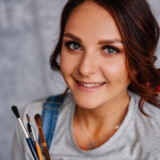 Логотип @vsemartnew - Уроки рисования с Аней Белоусовой | Всем Арт