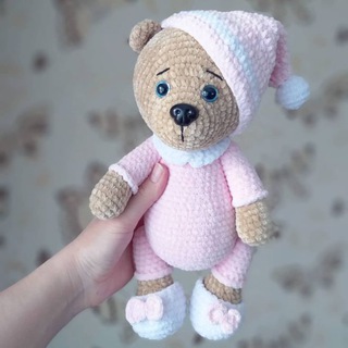 Логотип @vyazannyye_igrushki - Вязанные игрушки 🦡Я люблю рукоделие