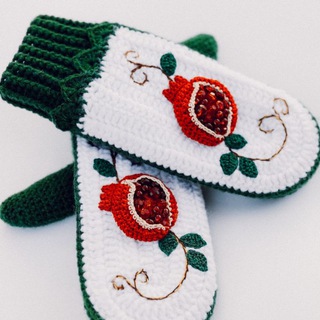 Логотип @vyazuha23 - Вязуха Варежки Перчатки Ручная работа Сумки