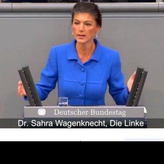 Логотип @wagenknecht_na_russkom - Сара Вагенкнехт на русском.