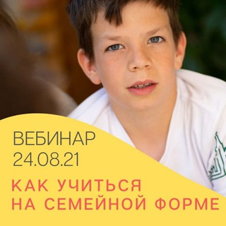 Логотип @webinarso - Вебинар 24.08.2021 "Как учиться на семейной форме"