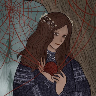 Логотип @webofnoir - В паутине творчества