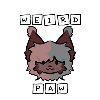 Логотип @weirdpaw - 𝐖𝐞𝐢𝐫𝐝 𝐏𝐚𝐰 𝐒𝐭𝐮𝐝𝐢𝐨 ᵇʳᵃˢⁱˡ