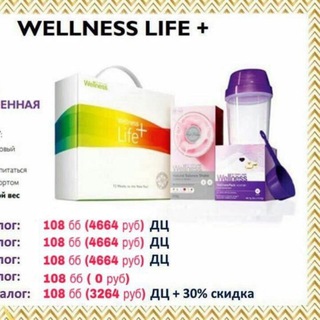 Логотип @wellnesslifeplus - Вэлнэс лайф