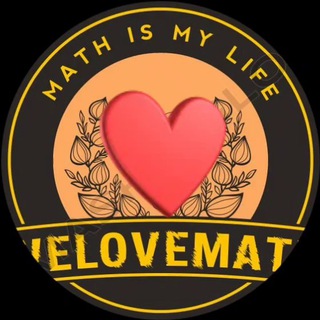 Логотип @welovemathuz - WE❤️MATH | Matematiklar guruhi