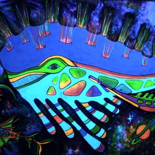 Логотип @whalesgohigh - Киты плывут на вписку с ЛСД