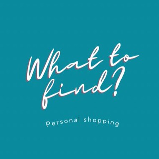 Логотип @what_to_find - What to find?