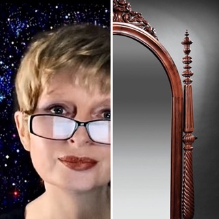 Логотип @whatisbehindthemirror - Что За Зеркалом ⁉️