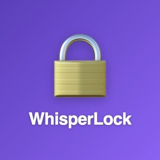 Логотип @WhisperLockBot - Secret Message · Whisper Bot · WhisperLock