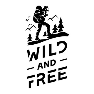Логотип @wildandfreechannel - wild & free