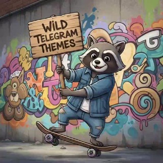 Логотип @wildthemestelegram - Wild Telegram Themes