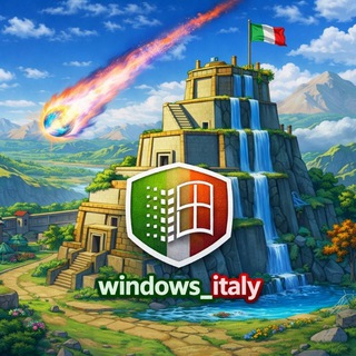 Логотип @windows_italy - Iso Microsoft Windows Old, XP, Vista, 7, 8, 10, 11