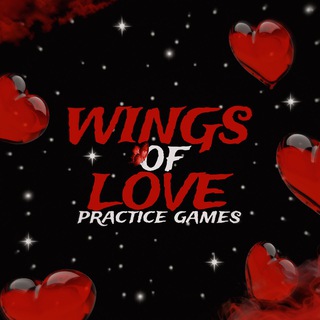 Логотип @wingsoflove1 - 𝐏𝐑𝐀𝐂𝐓𝐈𝐂𝐄 𝐆𝐀𝐌𝐄𝐒 𝐖𝐢𝐧𝐠𝐬 𝐨𝐟 𝐋𝐨𝐯𝐞۵