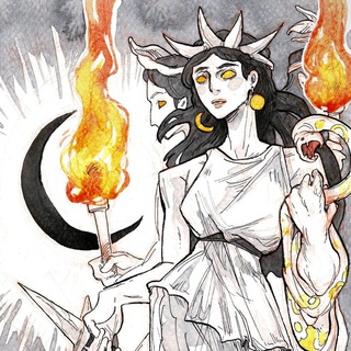 Логотип @witchs_book - Metanoia|Греческий Эгрегор|Геката