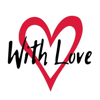 Логотип @with_love_card - ❤️ with love - листівки та привітання