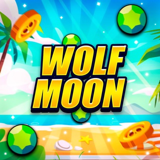 Логотип @wolfmoon_chat - WolfMoon Доначу Гемы💎 Отзывы Chat