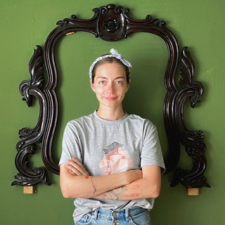 Логотип @woodksu - Ксюша и деревяшки