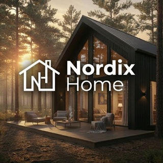Логотип @woodshouse - Nordix Home - строительство домов из СИП панелей