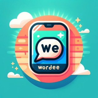 Логотип @wordeeng - Wordee | English 🇺🇸