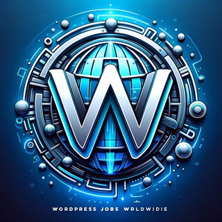 Логотип @wordpress_jobs_worldwide - WordPress Jobs Worldwide