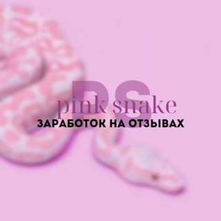 Логотип @workbalanceforyou - pink snake//заработок на отзывах 🖥