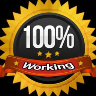 Логотип @working100working_group - ✅1️⃣0️⃣0️⃣% Working✅