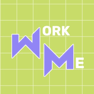 Логотип @workme4telegram - проект WorkⓂ️e