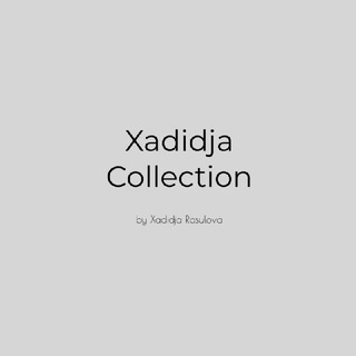 Логотип @xadicollection - Xadidja. collection