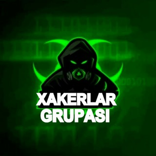 Логотип @xakerlar_grupasi - XAKERLAR GRUPASI