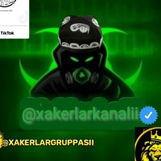 Логотип @xakerlargruppasii - Xakerlarkanalii ✅