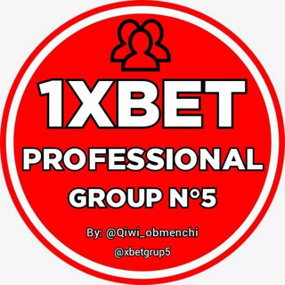 Логотип @xbetgrup5 - 1XBET PROFESIONAL GROUP N°5🔰🔰🔰