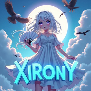 Логотип @xironyya - 𝙓𝙄𝙍𝙊𝙉𝙔🪽