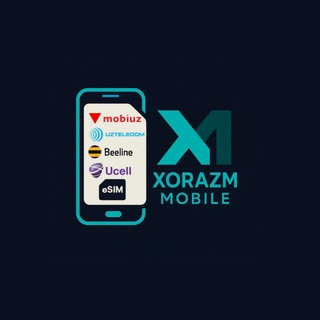 Логотип @xorazm_mobile - XORAZM MOBILE