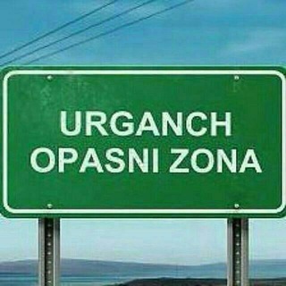 Логотип @xorazmcha_gurin - Urganchlilar 🤘🤙
