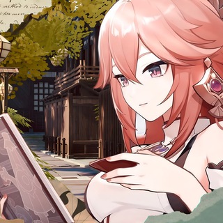 Логотип @yae_house - Издательский дом Яэ | Genshin Impact