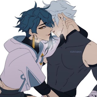 Логотип @yaoi_vtg - Яой | геншин | магичка | волейбол | blue lock | аниме