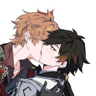 Логотип @yaoiporkn - Срам 18+/аниме яой хентй