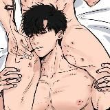 Логотип @yaoitic - Чашечку яоя? 😏